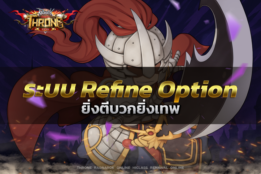 ระบบ Refine Option